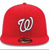 Men's Washington Nationals New Era Red Game Authentic Collection On-Field 59FIFTY Fitted Hat - Pro Jersey Sports