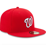 Men's Washington Nationals New Era Red Game Authentic Collection On-Field 59FIFTY Fitted Hat - Pro Jersey Sports