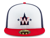 Men's Washington Nationals New Era White Alternate 2 Authentic Collection On-Field 59FIFTY Fitted Hat - Pro Jersey Sports
