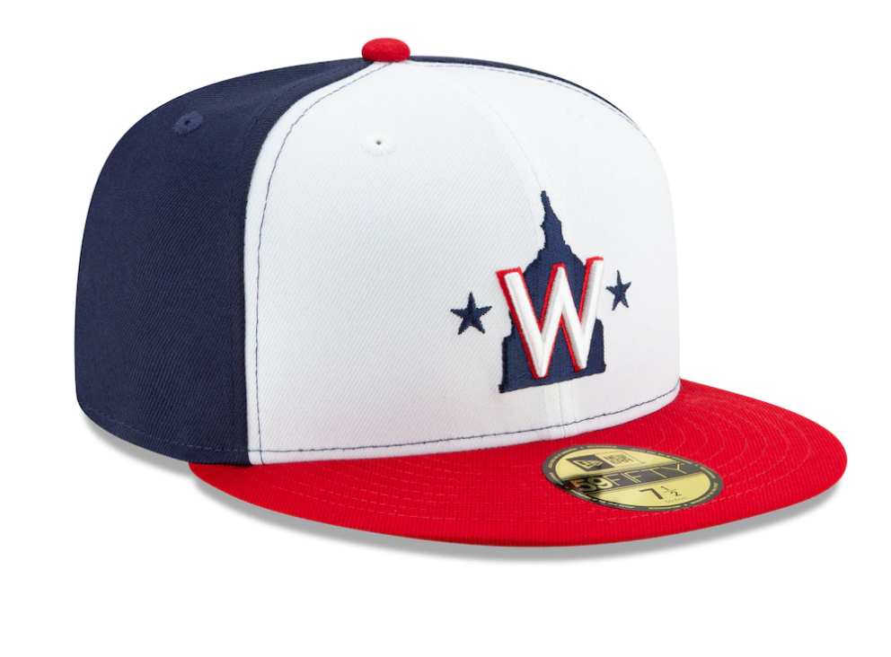Men's Washington Nationals New Era White Alternate 2 Authentic Collection On-Field 59FIFTY Fitted Hat