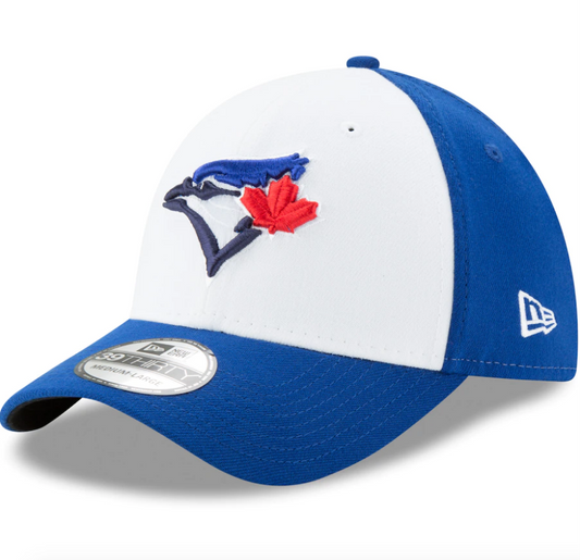 Men's Toronto Blue Jays New Era White Alternate 3 Team Classic 39THIRTY Flex Hat