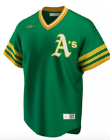Men's Oakland Athletics Nike Kelly Green Road Cooperstown Collection Team Jersey - Pro Jersey Sports
