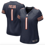 Women's Chicago Bears Justin Fields Nike Navy Game Jersey - Pro Jersey Sports