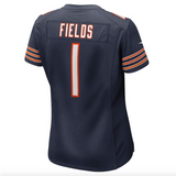 Women's Chicago Bears Justin Fields Nike Navy Game Jersey - Pro Jersey Sports