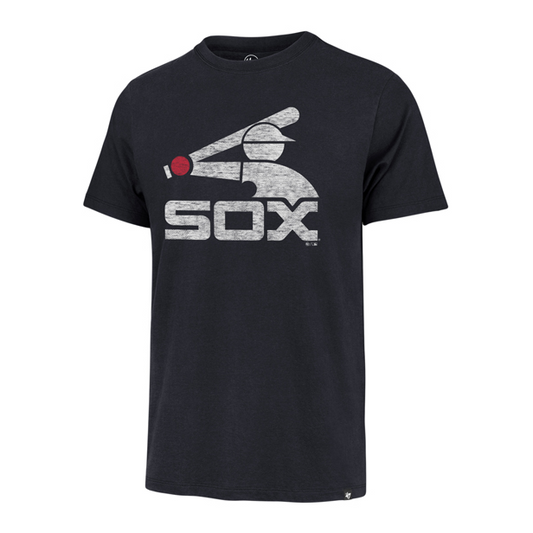 Men’s Chicago White Sox Cooperstown Collection Batterman Logo Navy ’47 Franklin Tee