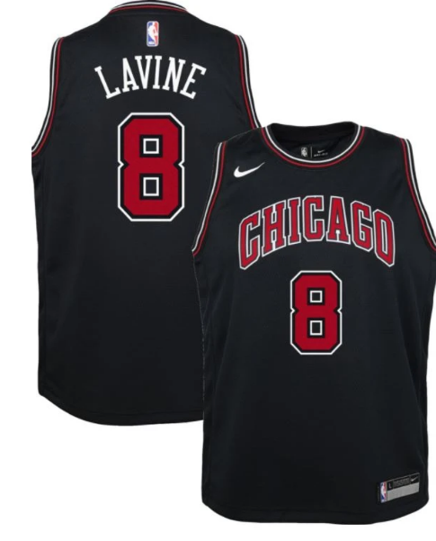 Infant Zach Lavine Chicago Bulls Black Nike Replica Jersey