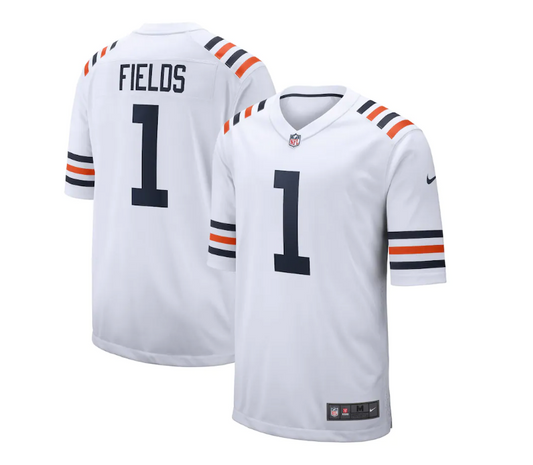 Justin Fields Chicago Bears Youth White Alternate 1936 Classic Game Jersey