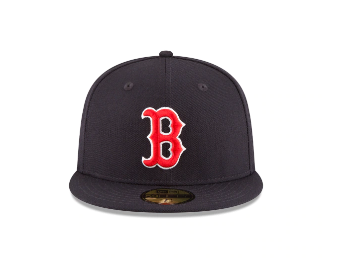 Men's Boston Red Sox New Era Navy 2004 World Series Side Patch 59FIFTY Fitted Hat