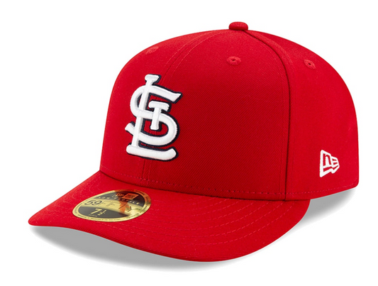 Men's St. Louis Cardinals New Era Red Low Profile Authentic Collection On-Field 59FIFTY Fitted Hat