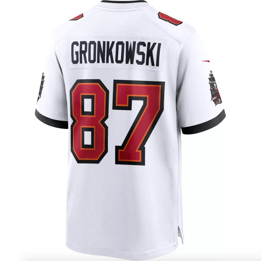 Men's Nike Rob Gronkowski White Tampa Bay Buccaneers Game Jersey - Pro Jersey Sports