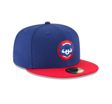 Men's Chicago Cubs New Era Royal/Red Cooperstown 1979 2-Tone 59FIFTY Fitted Hat - Pro Jersey Sports