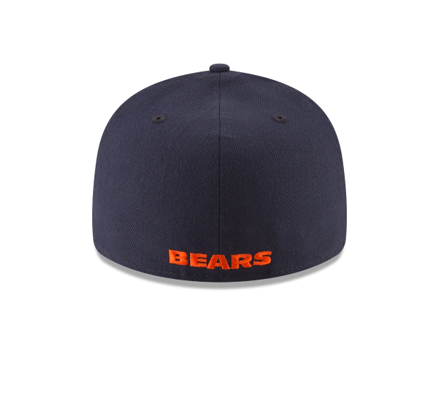 Chicago Bears NFL On Field Low Profile Nightshift Primary Logo Navy New Era 59FIFTY Fitted Hat - Pro Jersey Sports