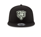 Chicago Bears New Era Black and White 9FIFTY Adjustable Hat - Black - Pro Jersey Sports