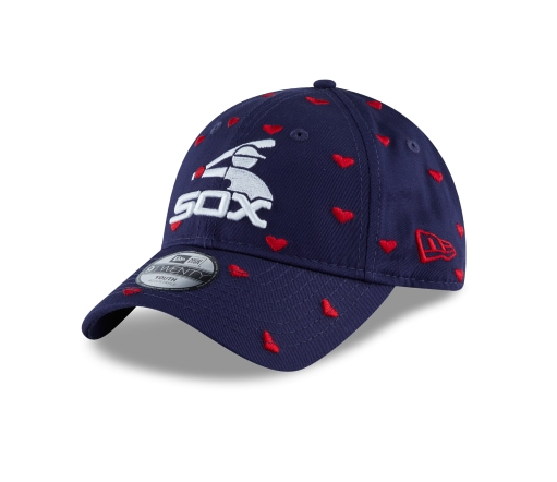 Girls Chicago White Sox MLB Lovely Fan Cooperstown Navy/Red 9TWENTY Adjustable Hat By New Era