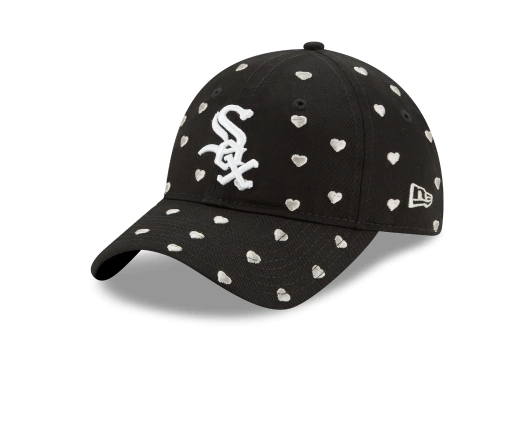 Girls Chicago White Sox MLB Lovely Fan Black 9TWENTY Adjustable Hat By New Era
