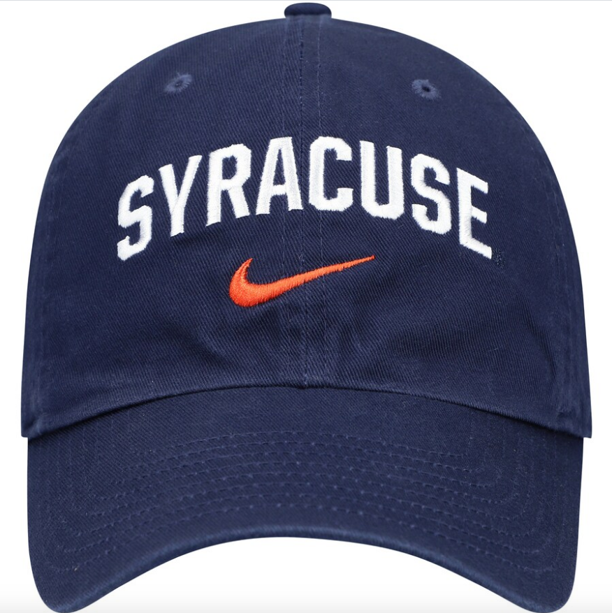 Nike Syracuse Orange Heritage 86 Navy Arch Adjustable Performance Hat