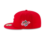 Men's Cincinnati Reds New Era Red Side Patch 1990 World Series 59FIFTY Fitted Hat - Pro Jersey Sports