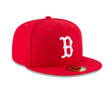 Men's Boston Red Sox New Era Red 59FIFTY Hat - Pro Jersey Sports