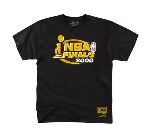 Men's Los Angeles Lakers Black 2000 NBA Finals Mitchell & Ness T-Shirt
