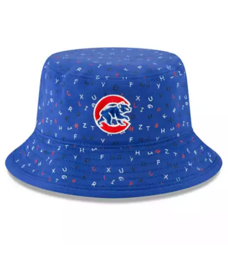Chicago Cubs Toddler Blue Alpha New Era Bucket Hat