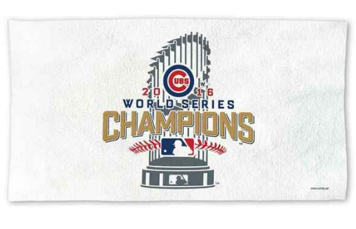 Chicago Cubs 2016 World Series Champions 22" x 42" On Field Locker Room Celebration Towel by McArthur