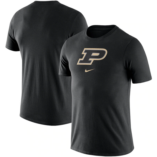 Purdue Boilermakers Nike Essential Logo T-Shirt – Black