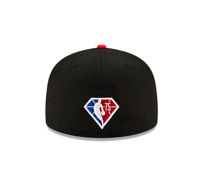 Men's Chicago Bulls NBA 2021 Draft New Era Black and Red 59FIFTY Fitted Hat - Pro Jersey Sports