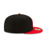 Men's Chicago Bulls NBA 2021 Draft New Era Black and Red 59FIFTY Fitted Hat - Pro Jersey Sports