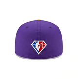 Men's Los Angeles Lakers NBA 2021 Draft New Era Purple and Gold 59FIFTY Fitted Hat - Pro Jersey Sports