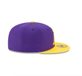 Men's Los Angeles Lakers NBA 2021 Draft New Era Purple and Gold 59FIFTY Fitted Hat - Pro Jersey Sports