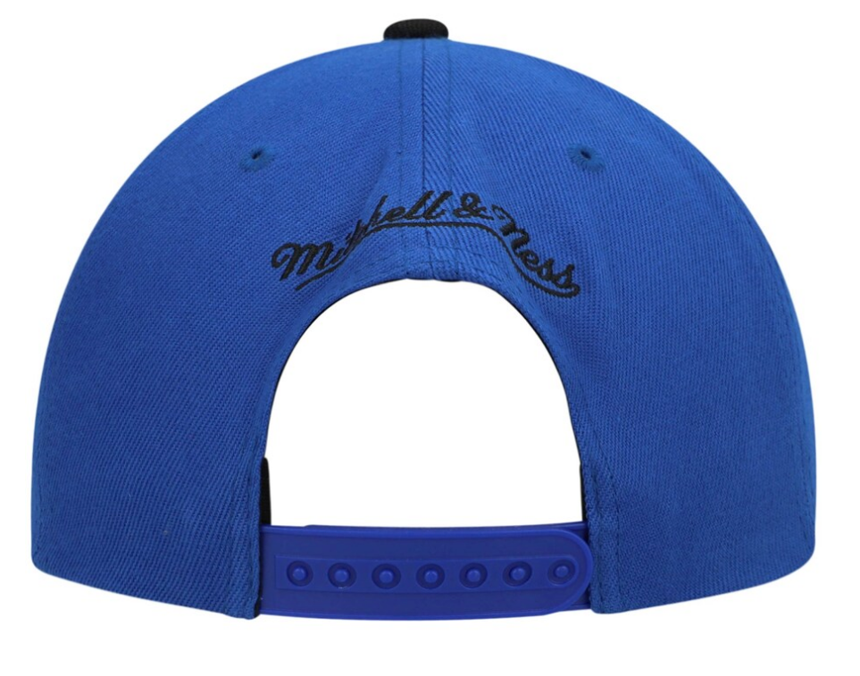 Men's Mitchell & Ness Blue/Black Orlando Magic Hardwood Classics Reload 2.0 Snapback Adjustable Hat