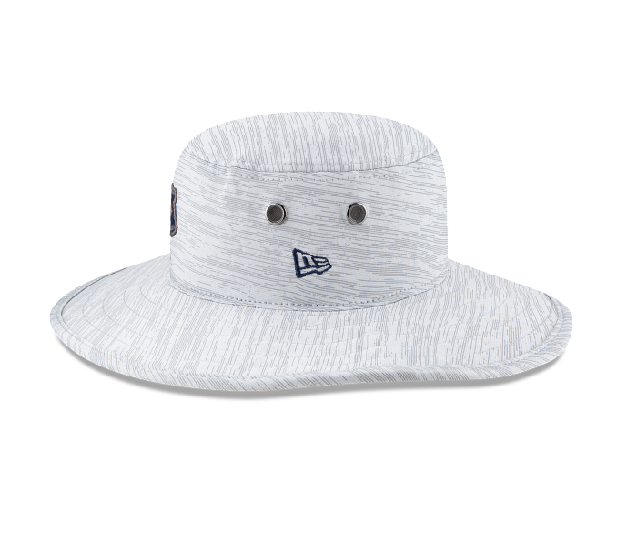 Chicago Bears 2021 Training Camp Gray Historic Logo Pan Bucket Hat By New Era