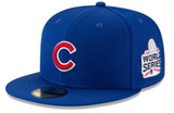 Chicago Cubs New Era 2016 World Series Wool 59FIFTY Fitted Hat - Blue - Pro Jersey Sports