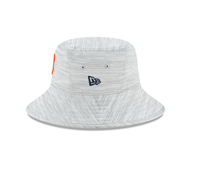 Chicago Bears 2021 Training Camp Gray B Logo Bucket Hat By New Era