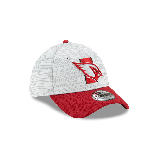 Arizona Cardinals 2021 Training Camp On Field Gray/Royal New Era 39THIRTY Flex Fit Hat
