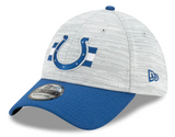 Indianapolis Colts 2021 Training Camp On Field Gray/Royal New Era 39THIRTY Flex Fit Hat - Pro Jersey Sports
