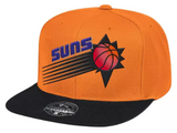Men's Mitchell & Ness Orange/Black Phoenix Suns Hardwood Classics Reload 2.0 Fitted Hat - Pro Jersey Sports