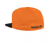 Men's Mitchell & Ness Orange/Black Phoenix Suns Hardwood Classics Reload 2.0 Fitted Hat - Pro Jersey Sports