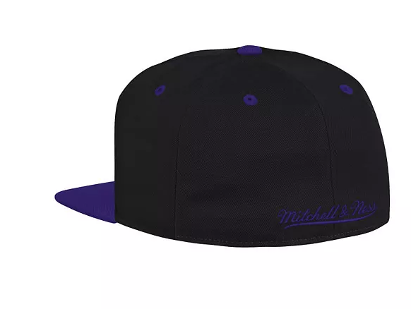 Men's Mitchell & Ness Purple/Black Toronto Raptors Hardwood Classics Reload 2.0 Fitted Hat