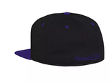 Men's Mitchell & Ness Purple/Black Toronto Raptors Hardwood Classics Reload 2.0 Fitted Hat - Pro Jersey Sports