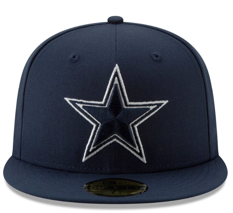 Dallas Cowboys NFL New Era Navy 59FIFTY Fitted Hat