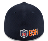 Men's Chicago Bears New Era Navy 2021 NFL Sideline Home B 39THIRTY Flex Hat - Pro Jersey Sports