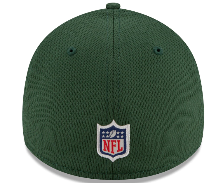 Men's Green Bay Packers New Era Green/Black 2021 NFL Sideline Road 39THIRTY Flex Hat - Pro Jersey Sports