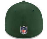 Men's Green Bay Packers New Era Green/Black 2021 NFL Sideline Road 39THIRTY Flex Hat - Pro Jersey Sports