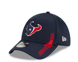 Men's Houston Texans New Era Navy 2021 NFL Sideline Home 39THIRTY Flex Hat - Pro Jersey Sports