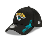 Men's Jacksonville Jaguars New Era Black 2021 NFL Sideline Home 39THIRTY Flex Hat - Pro Jersey Sports