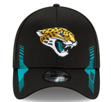 Men's Jacksonville Jaguars New Era Black 2021 NFL Sideline Home 39THIRTY Flex Hat - Pro Jersey Sports