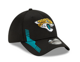 Men's Jacksonville Jaguars New Era Black 2021 NFL Sideline Home 39THIRTY Flex Hat - Pro Jersey Sports