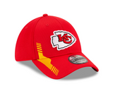 Men's Kansas City Chiefs New Era Red 2021 NFL Sideline Home 39THIRTY Flex Hat - Pro Jersey Sports