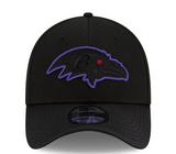 Men's Baltimore Ravens New Era Black 2021 NFL Sideline Road 39THIRTY Flex Hat - Pro Jersey Sports